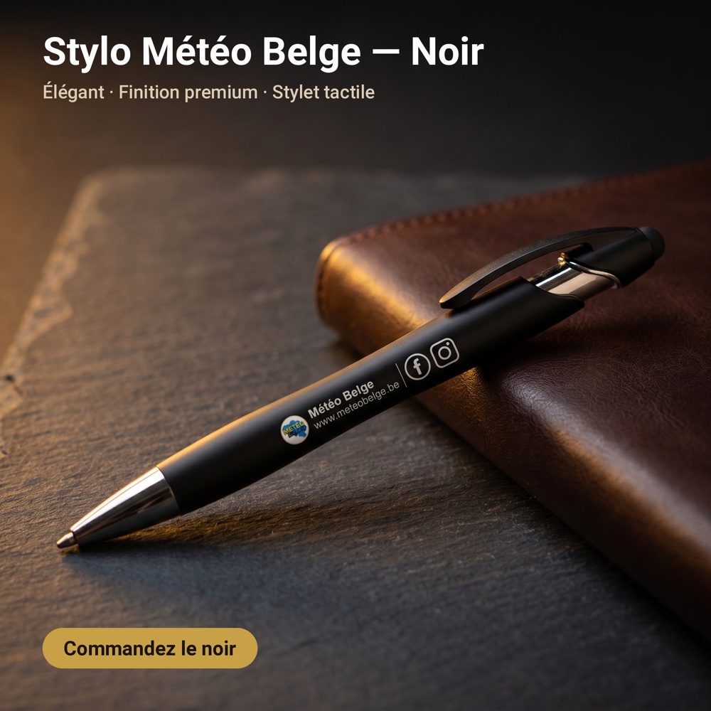 Stylo Météo Belge — Noir