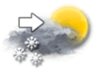 Averses de neige, ou arrivée de chutes de neige — Tag