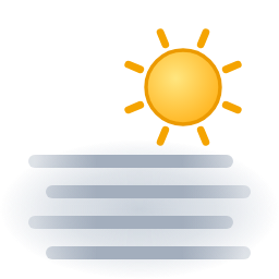 Brouillard puis soleil — Dag