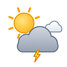 Nuages et soleil, tendance orageuse — Dag