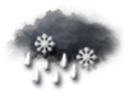 Pluie forte et neige mêlées — Tag