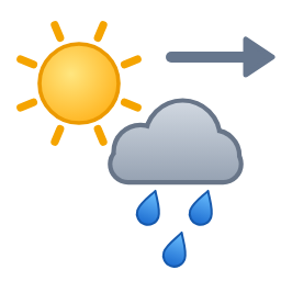 Pluie s'espaçant, ou averses — Dag