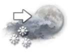 Averses de neige, ou arrivée de chutes de neige — Nacht