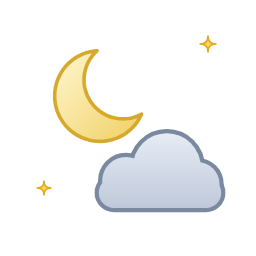 Belles éclaircies — Nacht