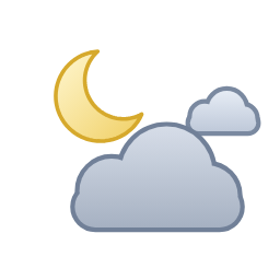 Nuages et éclaircies — Nacht