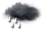 Pluie forte intermittente ou fortes averses — Nacht