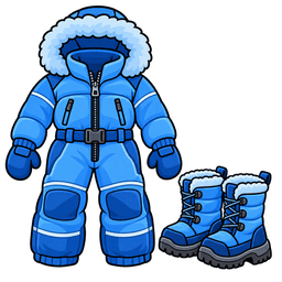 Schnee-Ausrüstung (warmes Schuhwerk)