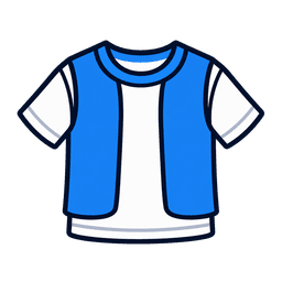 T-Shirt + dünne Schicht
